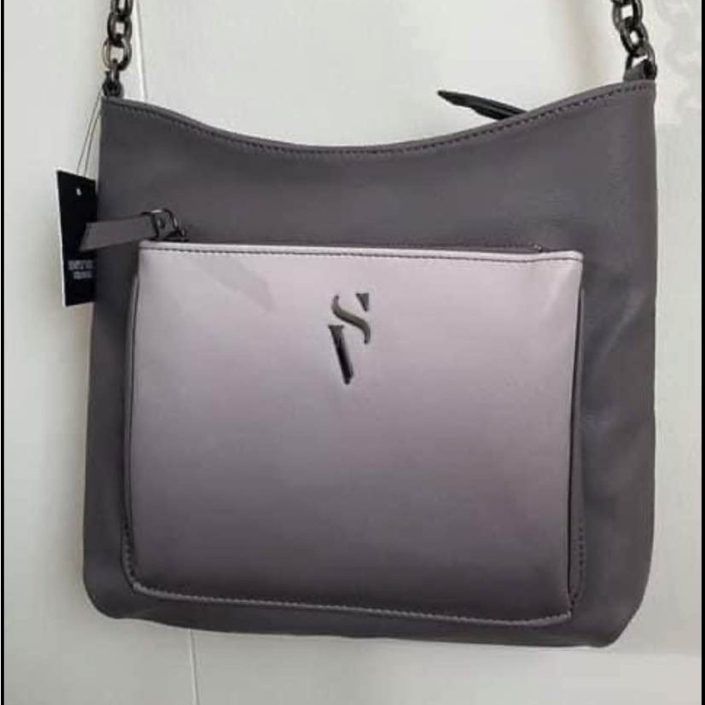 BNWT Simply Vera Vera Wang grey ombré purse